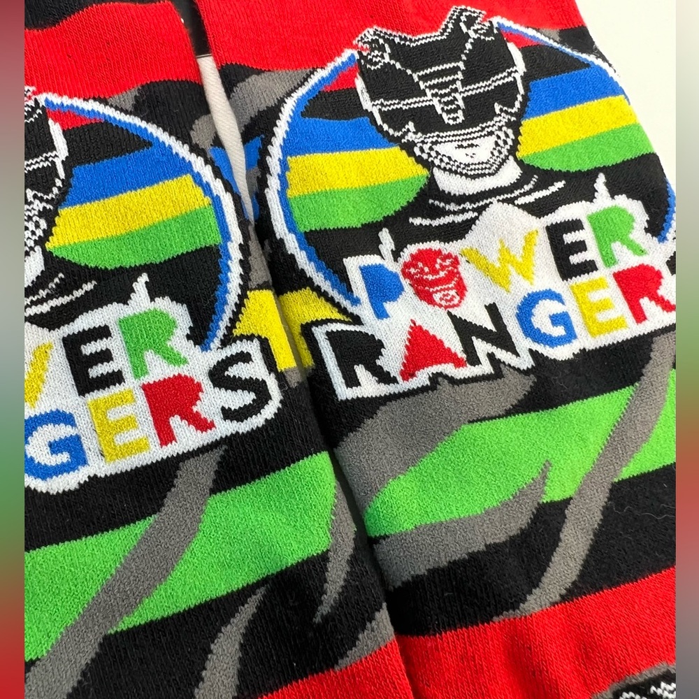 ODD SOX x Hasbro Power Rangers Socks - Size: 6-13 >  NEW - Picture 3 of 5